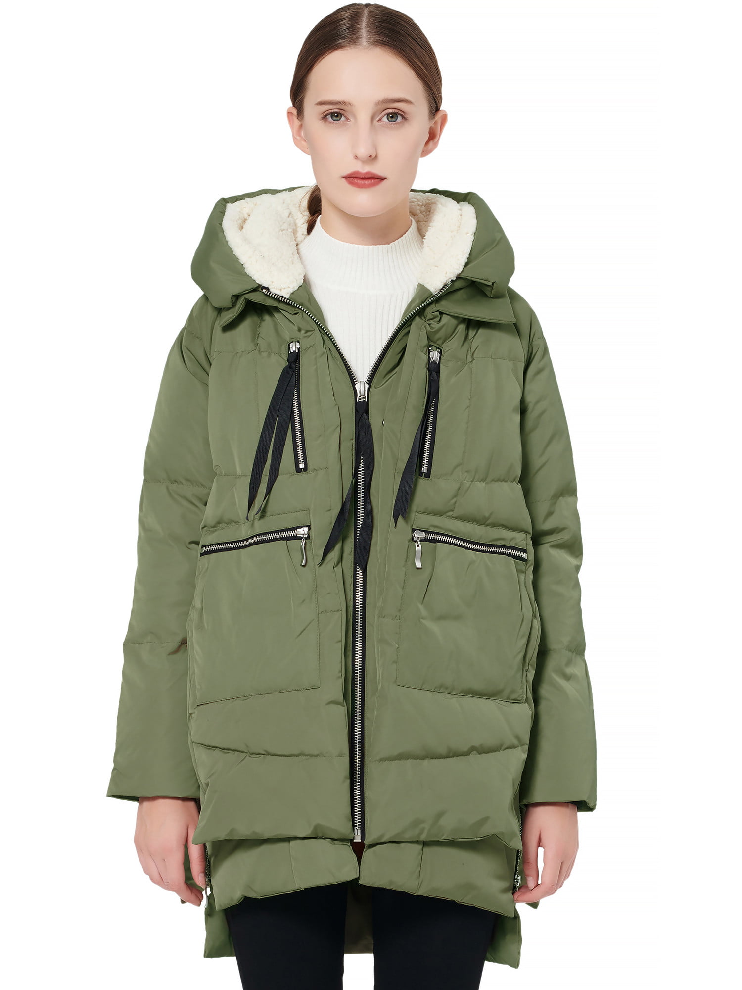 Orolay Women's Warm Winter Down Coat Hooded Puffer Jacket Orolay Women's Warm Winter Down Coat Hooded Puffer Jacket