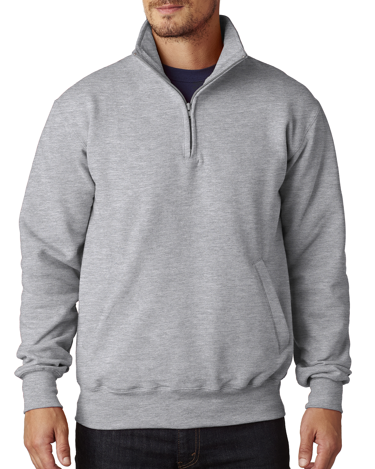Champion Men's Heavy Weight Quarter-Zip Fleece Hoodie Champion Men's Heavy Weight Quarter-Zip Fleece Hoodie