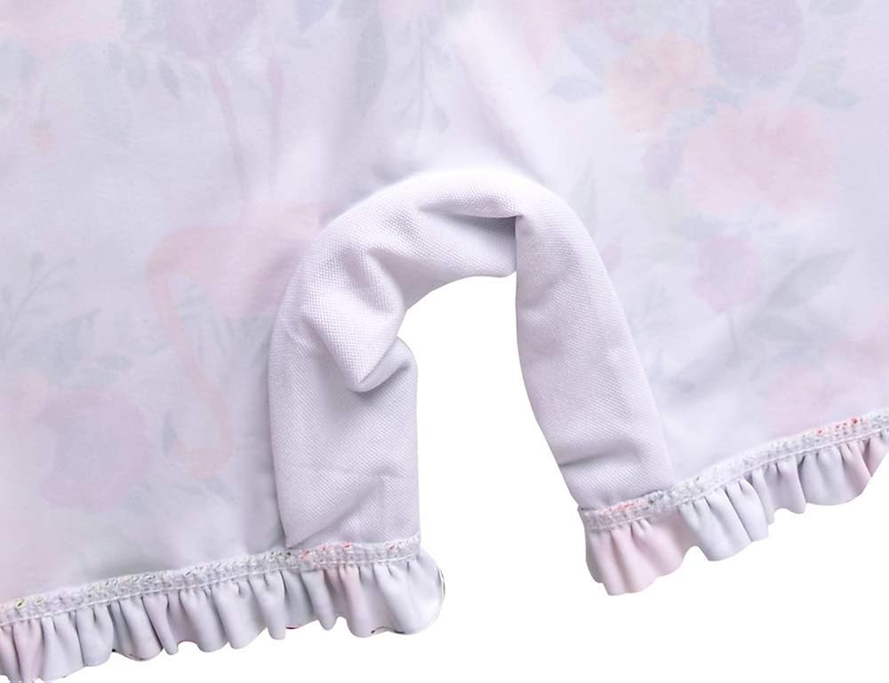 Short Sleeve Bathing Suit Swimsuit Cadocado Girls Print Zip Rash Guard Swimwear Ruffled UPF 50 Short Sleeve Bathing Suit Swimsuit Cadocado Girls Print Zip Rash Guard Swimwear Ruffled UPF 50