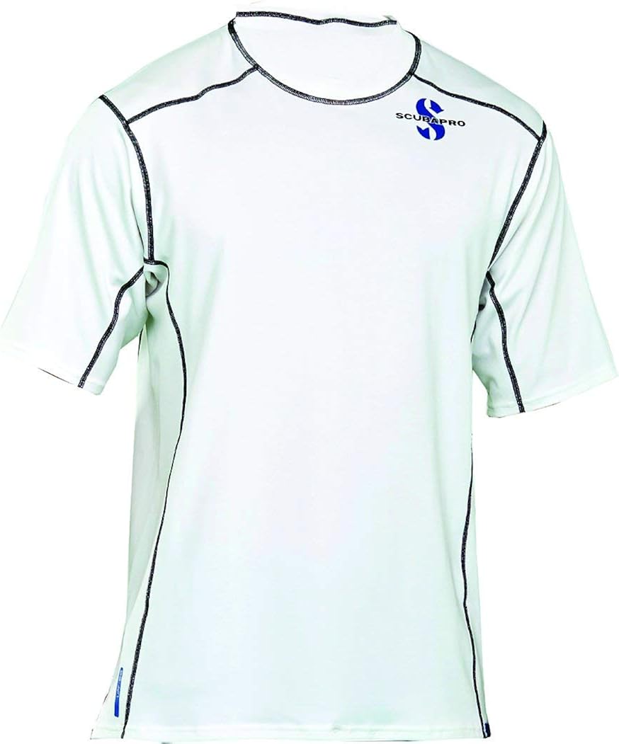 Scubapro Men's UPF 50 Channel Flow Short Sleeve Rash Guard Scubapro Men's UPF 50 Channel Flow Short Sleeve Rash Guard