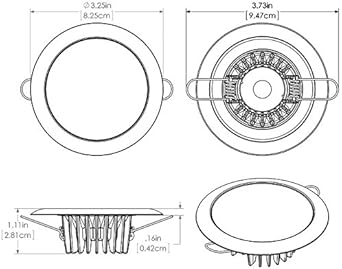 Flush Mount Lumitec LED Exterior or Interior Down Light High Output Slim Profile Flush Mount Lumitec LED Exterior or Interior Down Light High Output Slim Profile