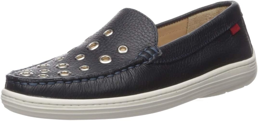 MARC JOSEPH NEW YORK Unisex-Kid's Leather Made in Brazil Mott Street Grommet Detail Loafer 11.5 M US Little Kid Navy Grainy MARC JOSEPH NEW YORK Unisex-Kid's Leather Made in Brazil Mott Street Grommet Detail Loafer 11.5 M US Little Kid Navy Grainy