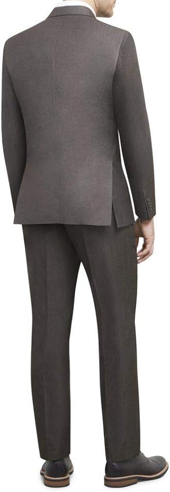 Unlisted by Kenneth Cole Men's 2 Button Slim Fit Suit with Hemmed Pant Unlisted by Kenneth Cole Men's 2 Button Slim Fit Suit with Hemmed Pant