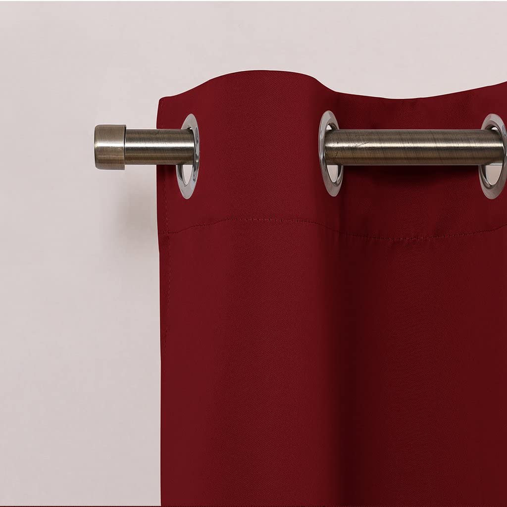 Grommet Window Valance Thermal Insulated Curtain Tier for Bedroom/Living Room/Dining Room 1 Piece NICETOWN Blackout Kitchen Curtain for Windows Sea Teal 1.2 inches Header 52W x 18L Grommet Window Valance Thermal Insulated Curtain Tier for Bedroom/Living Room/Dining Room 1 Piece NICETOWN Blackout Kitchen Curtain for Windows Sea Teal 1.2 inches Header 52W x 18L