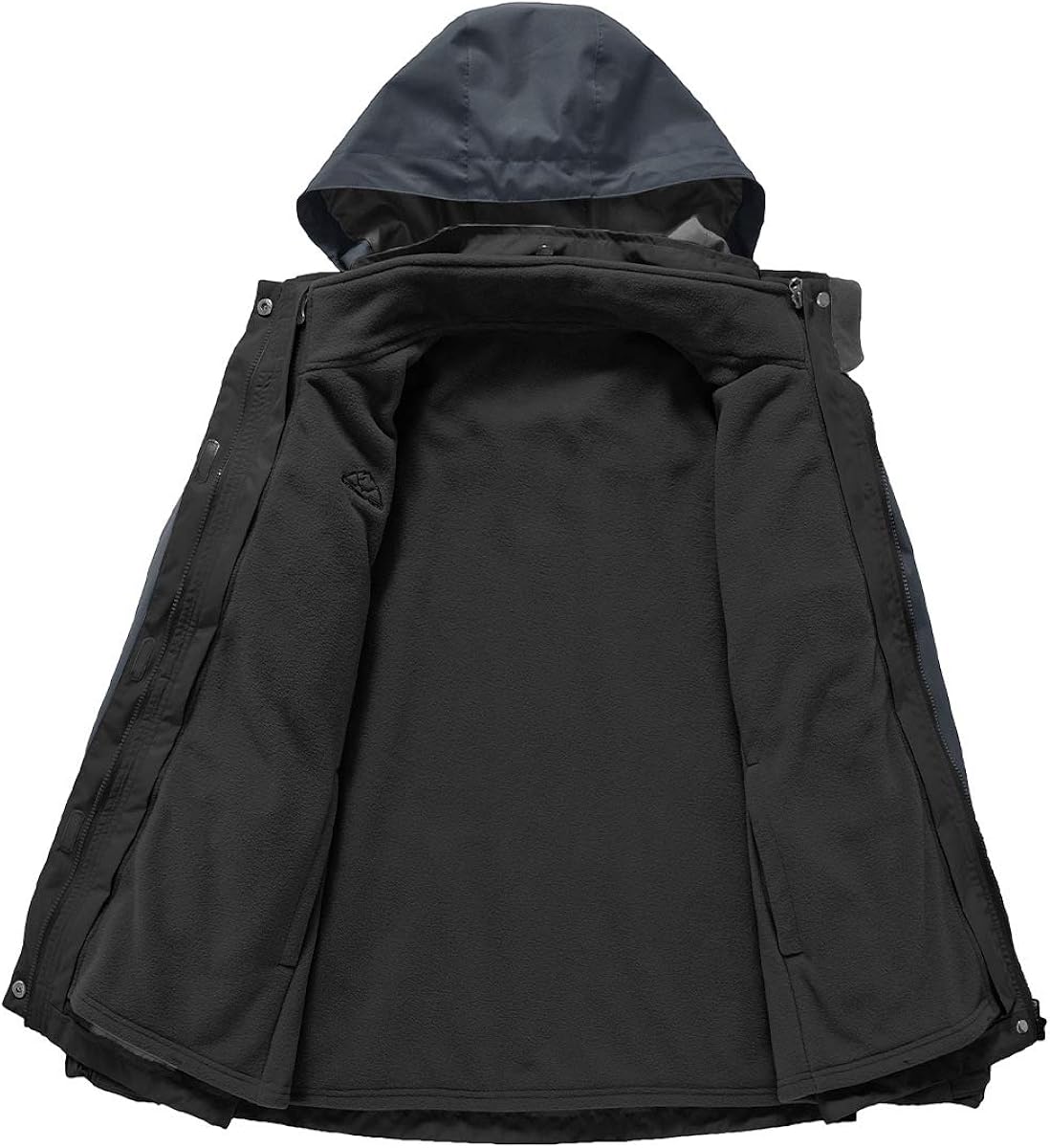 Rdruko Women's Outdoor 3-in-1 Waterproof Ski Jacket Fleece Inner Winter Coat Hooded Rdruko Women's Outdoor 3-in-1 Waterproof Ski Jacket Fleece Inner Winter Coat Hooded