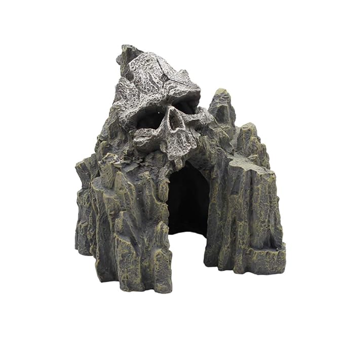 HITOP Resin Aquarium Ornament Mini Skull/Landscape-Stone/Mechanical-Tank Fish Tank Decoration for Fish or Reptile,Aquarium Bubbler Decoration HITOP Resin Aquarium Ornament Mini Skull/Landscape-Stone/Mechanical-Tank Fish Tank Decoration for Fish or Reptile,Aquarium Bubbler Decoration