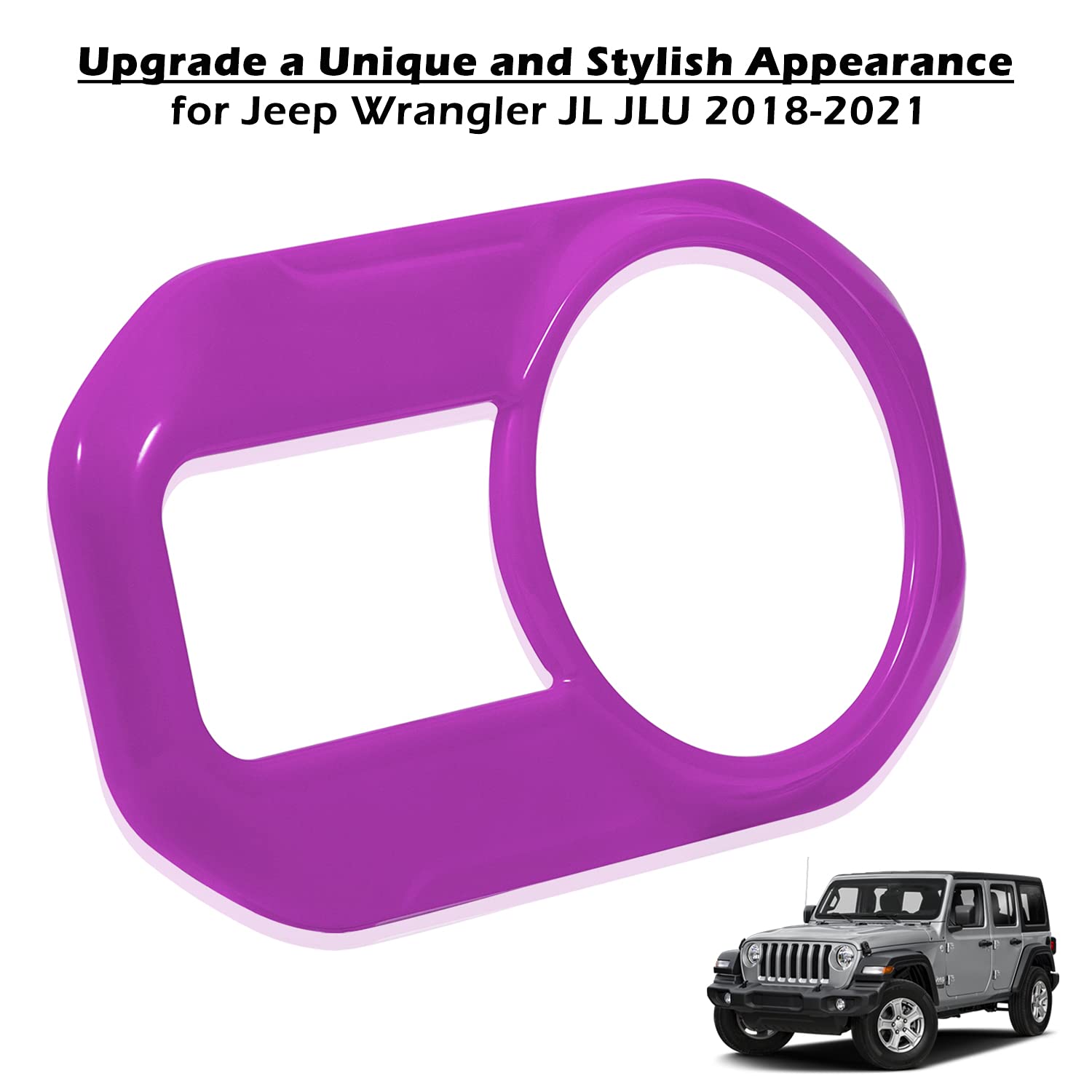 Yellow Headlight Lamp Switch Trim Cover Button Decoration Interior Accessories for 2018-2021 Jeep Wrangler JL JLU & Gladiator JT Yellow Headlight Lamp Switch Trim Cover Button Decoration Interior Accessories for 2018-2021 Jeep Wrangler JL JLU & Gladiator JT