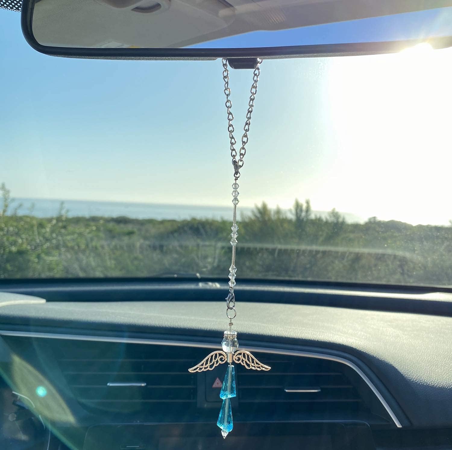 Crystal Angel Charm for Protection Guardian Angel Car Charms Happiness Crystal Car Hanging Ornament Ideal Guardian Angel Gifts-April Diamond Guardian Angel Car & Windows Faith and Love Crystal Angel Charm for Protection Guardian Angel Car Charms Happiness Crystal Car Hanging Ornament Ideal Guardian Angel Gifts-April Diamond Guardian Angel Car & Windows Faith and Love