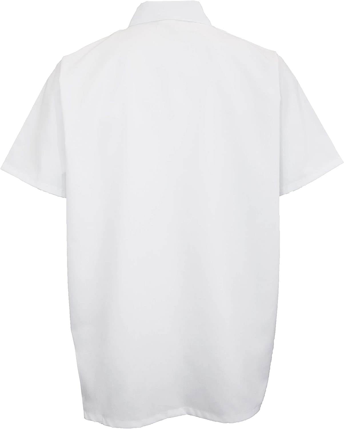 Natural Uniforms Men's Kitchen Basic Cook Shirt Short Sleeve White Natural Uniforms Men's Kitchen Basic Cook Shirt Short Sleeve White