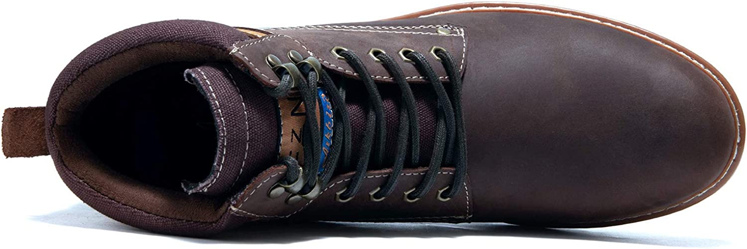 Arkbird Matte Leather High Cut Work Shoes for Men Men's Causal Oxford Dress Boot Arkbird Matte Leather High Cut Work Shoes for Men Men's Causal Oxford Dress Boot