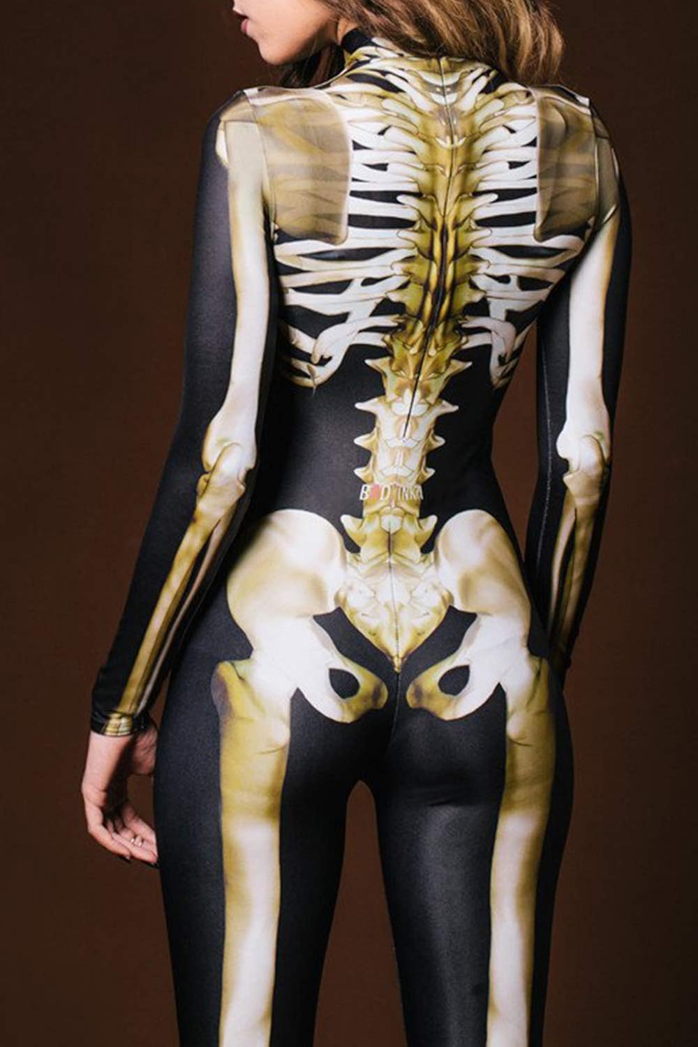 ALBIZIA Women's Skull Skeleton Halloween Costume Jumpsuit Bodysuit Bodycon Outfit ALBIZIA Women's Skull Skeleton Halloween Costume Jumpsuit Bodysuit Bodycon Outfit