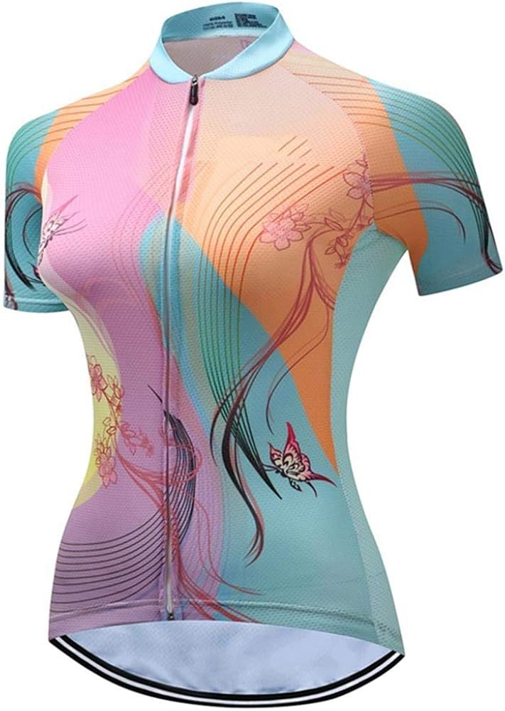 Women's Cycling Clothing Set Road Bike Shirts Short Sleeve Breathable Cycling Jersey with 20D Padded Bib Shorts Women's Cycling Clothing Set Road Bike Shirts Short Sleeve Breathable Cycling Jersey with 20D Padded Bib Shorts