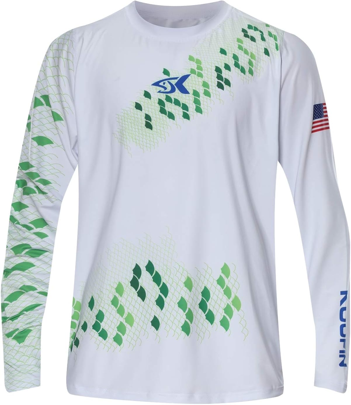 Performance Long Sleeve Bass Fishing Shirt UPF50 Sun Protection Dry-Fit Moisture Wicking Loose Fit Performance Long Sleeve Bass Fishing Shirt UPF50 Sun Protection Dry-Fit Moisture Wicking Loose Fit