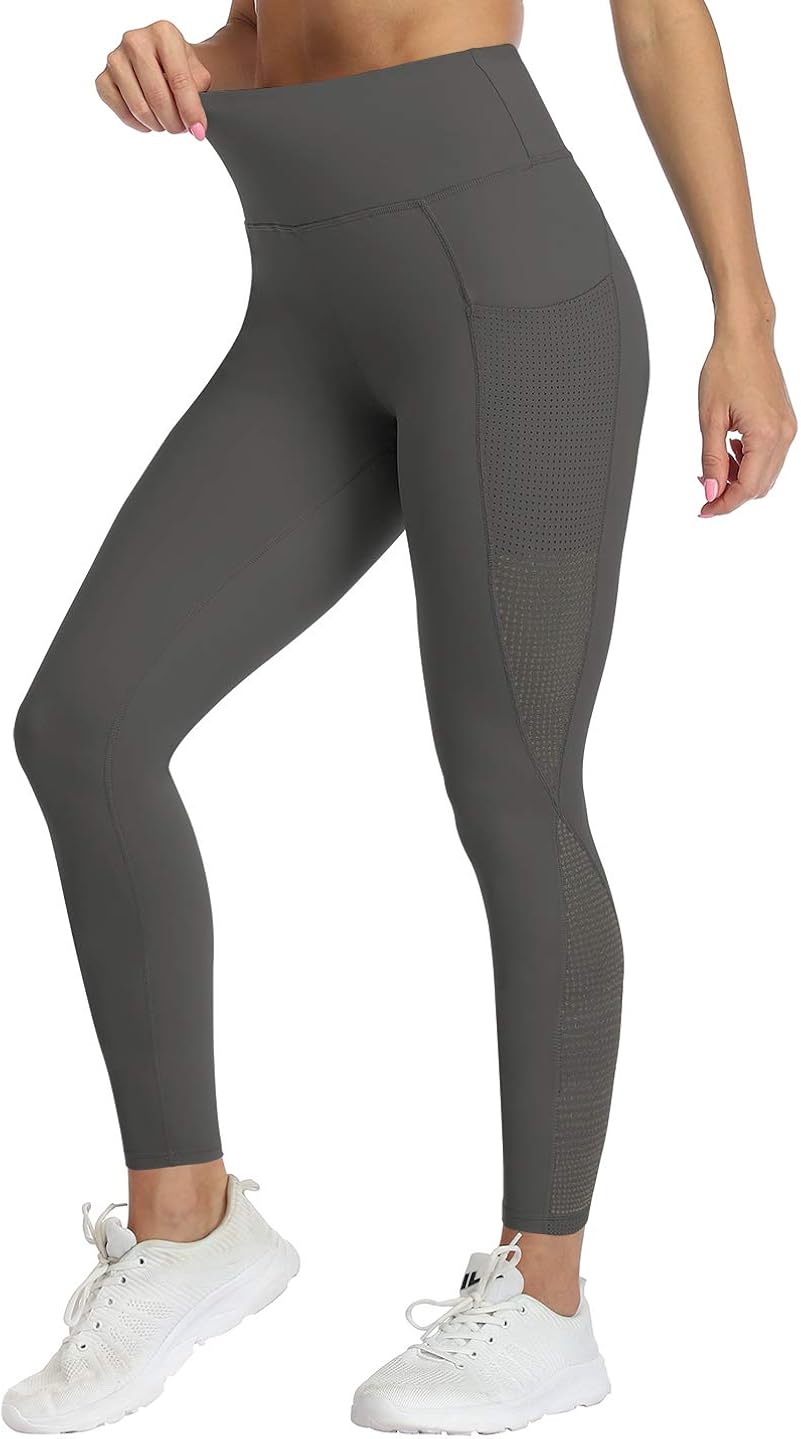 UURUN High Waist Yoga Pants Capri Workout Running Leggings with Pockets Non-See-Through Printed Fabric UURUN High Waist Yoga Pants Capri Workout Running Leggings with Pockets Non-See-Through Printed Fabric