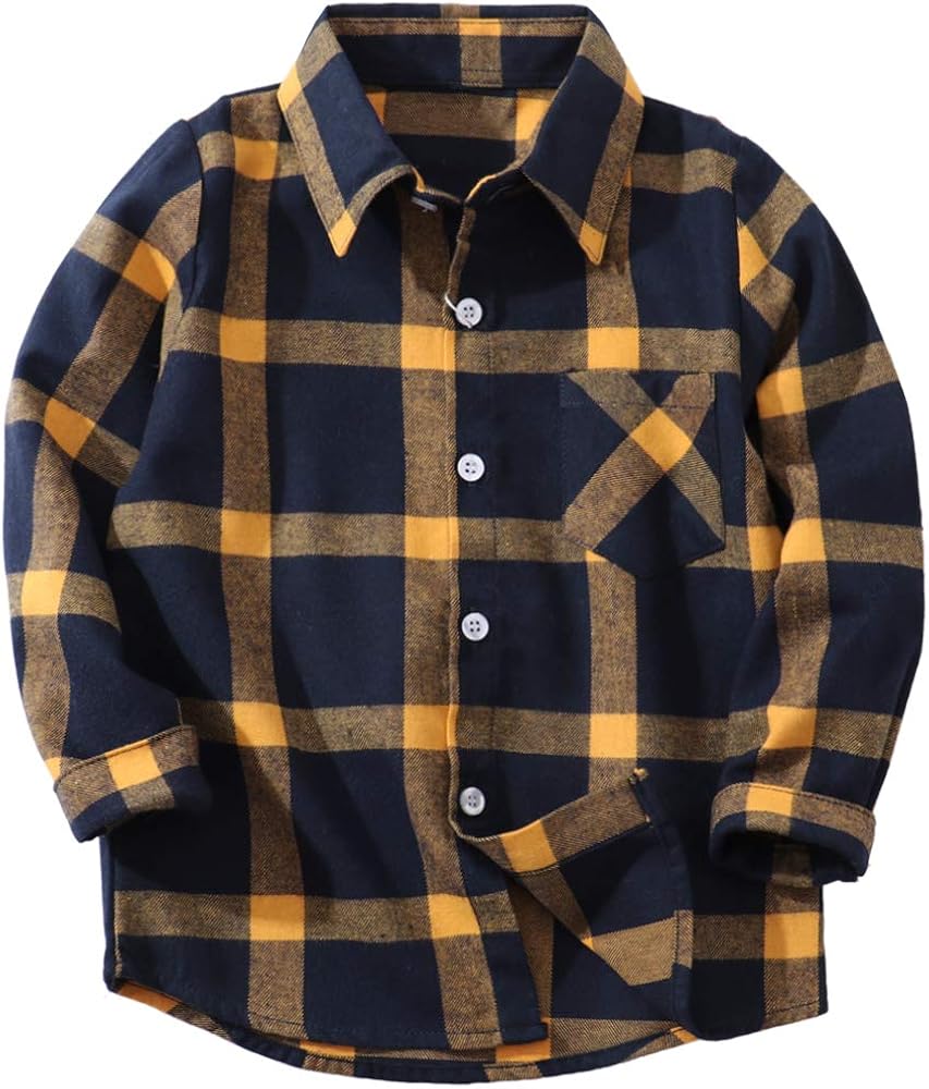 Kids Little Boys Girls Baby Long Sleeve Button Down Hooded Plaid Shirt Red Plaid Flannel Outfits Kids Little Boys Girls Baby Long Sleeve Button Down Hooded Plaid Shirt Red Plaid Flannel Outfits