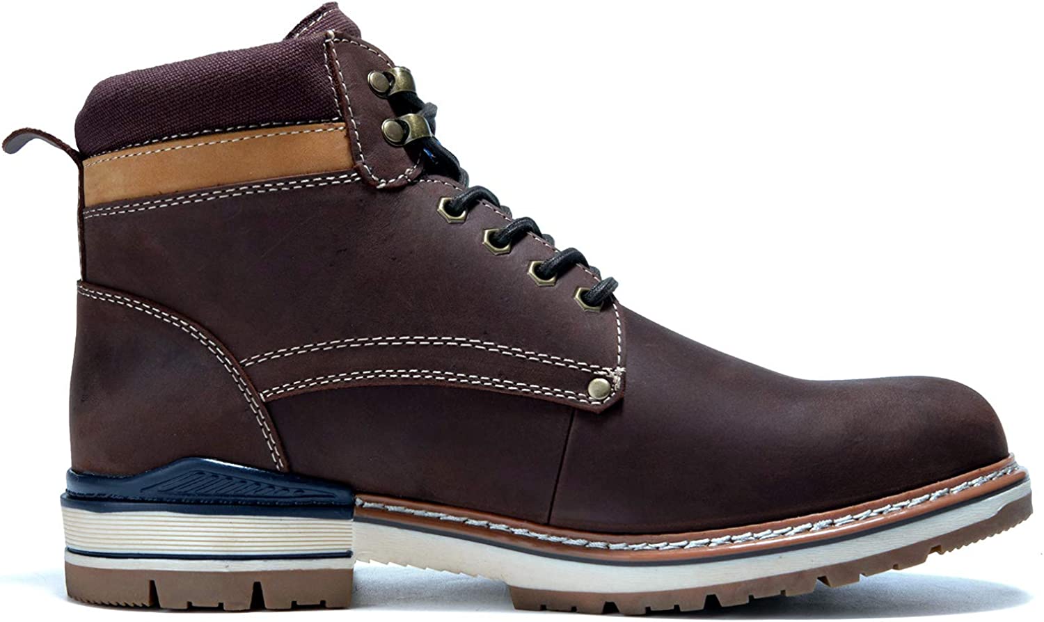 Arkbird Matte Leather High Cut Work Shoes for Men Men's Causal Oxford Dress Boot Arkbird Matte Leather High Cut Work Shoes for Men Men's Causal Oxford Dress Boot