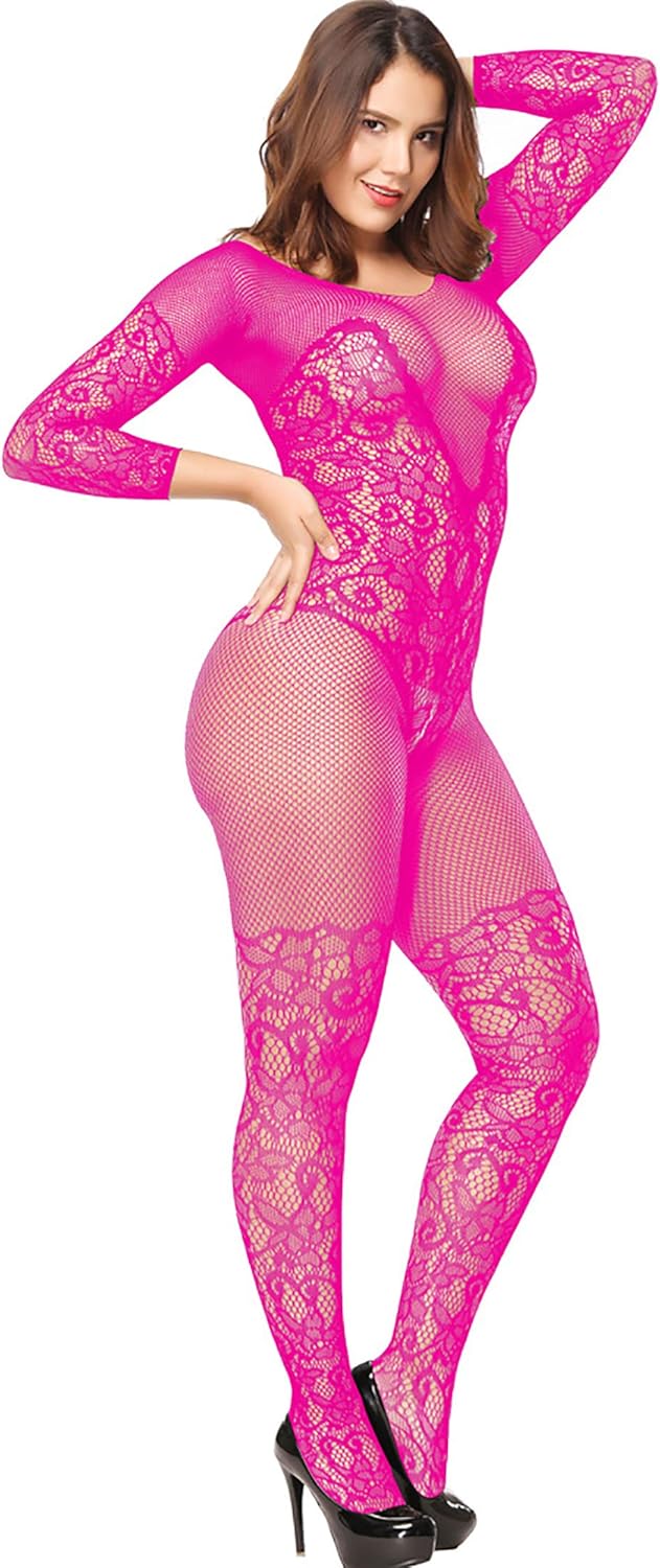 1 Piece of Ladies Fishnet Bodysuit Teddy Underwear Comfortable Babydoll Pajamas Fishnet Bodysuit for Women 1 Piece of Ladies Fishnet Bodysuit Teddy Underwear Comfortable Babydoll Pajamas Fishnet Bodysuit for Women