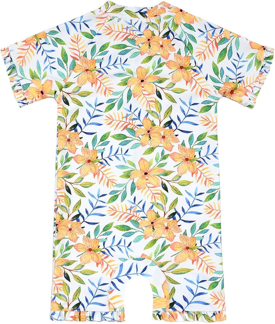 Short Sleeve Bathing Suit Swimsuit Cadocado Girls Print Zip Rash Guard Swimwear Ruffled UPF 50 Short Sleeve Bathing Suit Swimsuit Cadocado Girls Print Zip Rash Guard Swimwear Ruffled UPF 50
