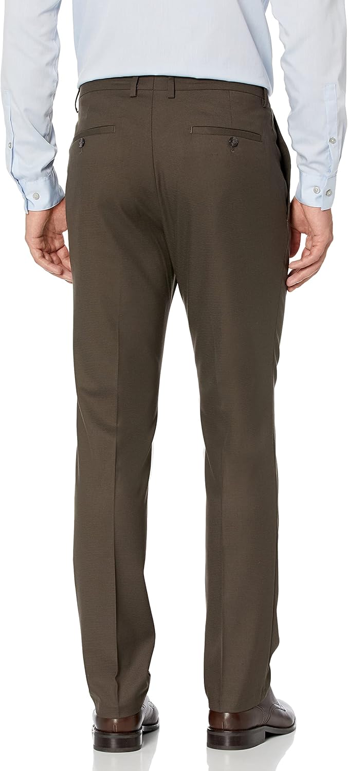 Kenneth Cole REACTION Men's Shadow Check Stretch Slim Fit Dress Pant Kenneth Cole REACTION Men's Shadow Check Stretch Slim Fit Dress Pant