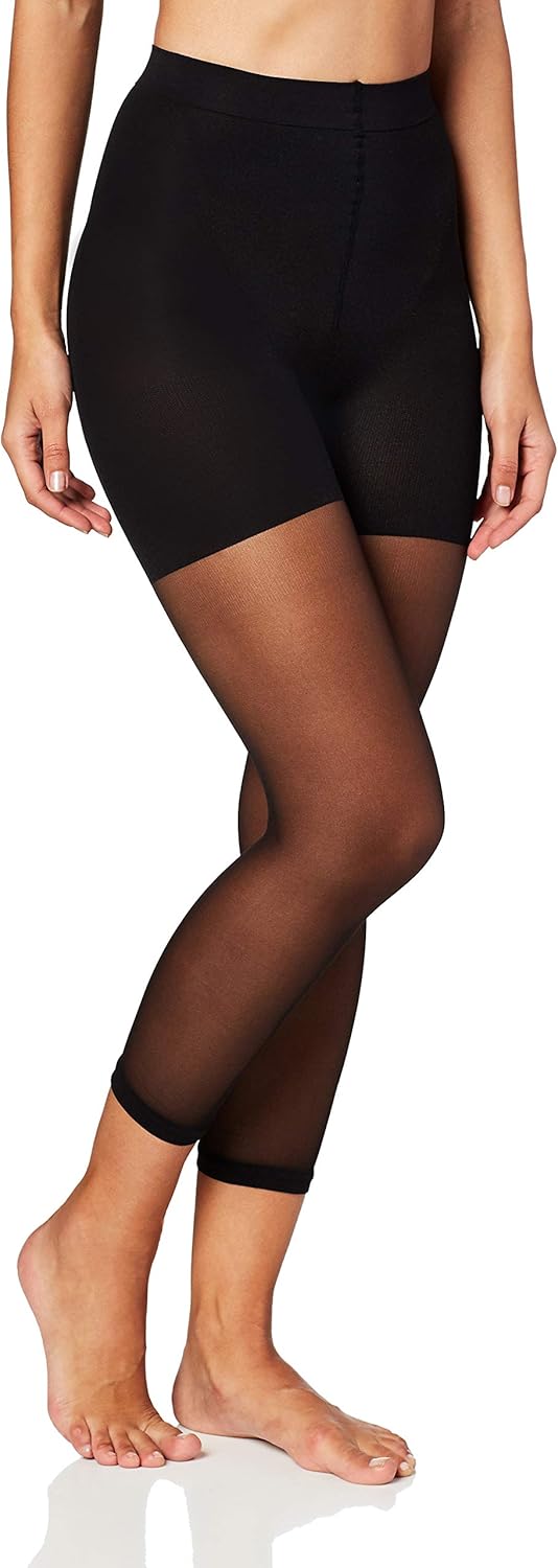 MeMoi Sheer Footless Capri Shaper Tights MeMoi Sheer Footless Capri Shaper Tights