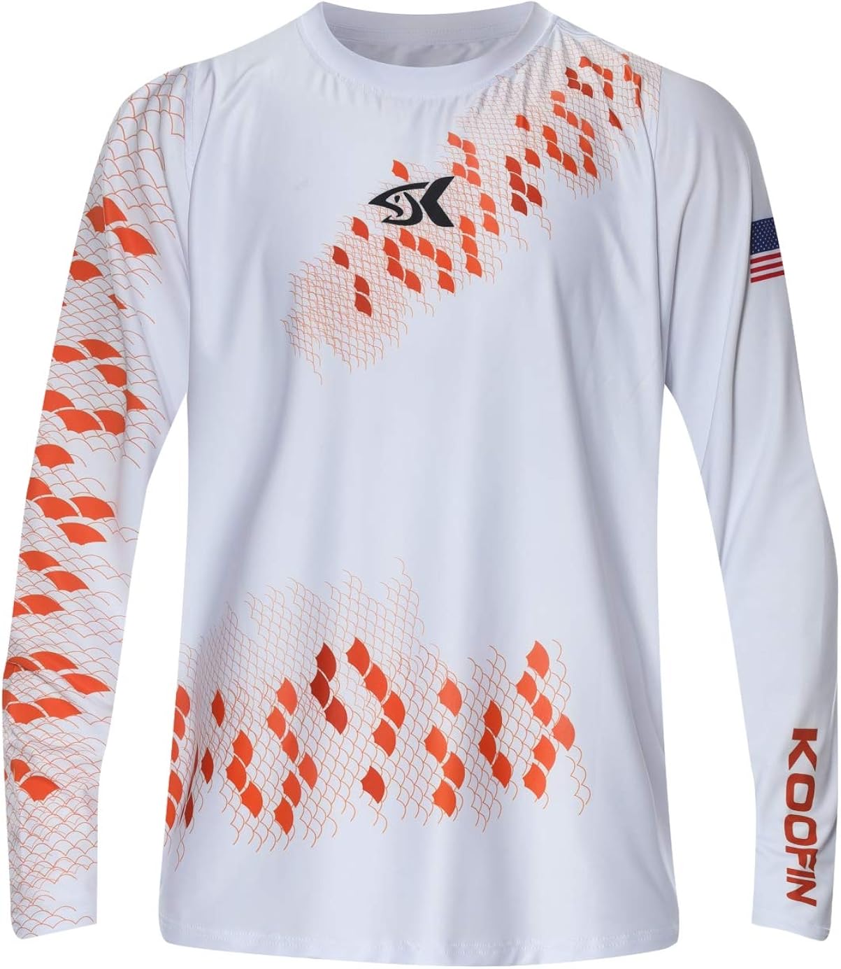 Performance Long Sleeve Bass Fishing Shirt UPF50 Sun Protection Dry-Fit Moisture Wicking Loose Fit Performance Long Sleeve Bass Fishing Shirt UPF50 Sun Protection Dry-Fit Moisture Wicking Loose Fit