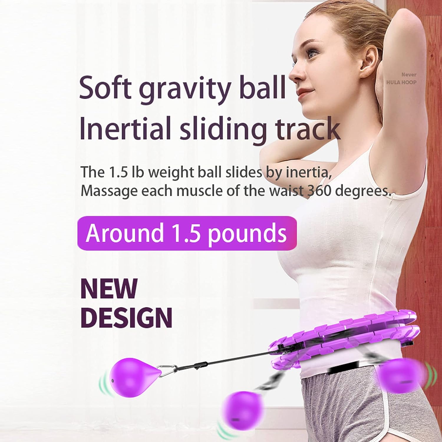 Detachable Adjustable Fitness Exercise Hoola Hoops for Women Weight Loss MSIUSU Smart Hula Exercise Hoops for Adults Weight Loss with 360 Degree Massage Detachable Adjustable Fitness Exercise Hoola Hoops for Women Weight Loss MSIUSU Smart Hula Exercise Hoops for Adults Weight Loss with 360 Degree Massage