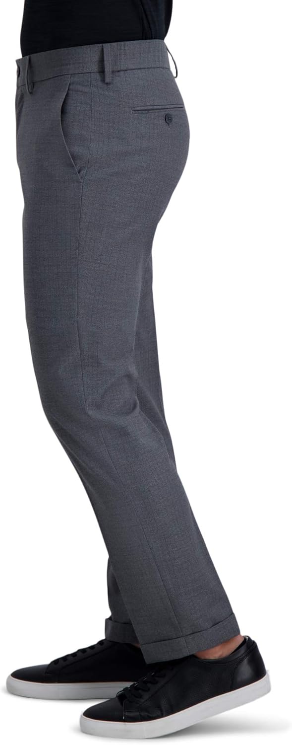 Kenneth Cole REACTION Men's Shadow Check Stretch Slim Fit Dress Pant Kenneth Cole REACTION Men's Shadow Check Stretch Slim Fit Dress Pant