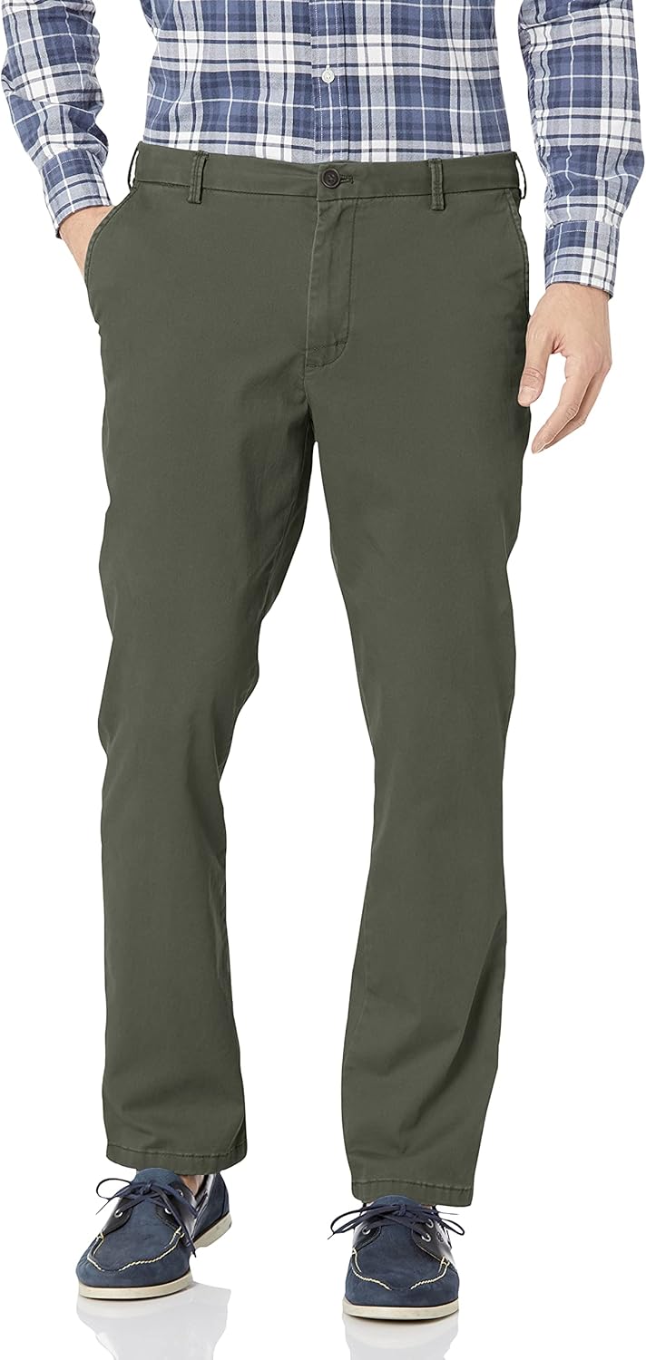 IZOD Men's Saltwater Stretch Flat Front Straight Fit Chino Pant IZOD Men's Saltwater Stretch Flat Front Straight Fit Chino Pant