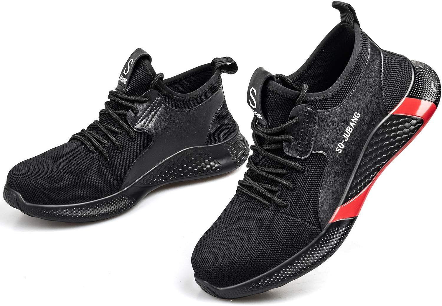 ALGGORUN Steel Toe Shoes for Men Indestructible Shoes Lightweight Breathable Puncture Proof Safety Shoes for Women ALGGORUN Steel Toe Shoes for Men Indestructible Shoes Lightweight Breathable Puncture Proof Safety Shoes for Women