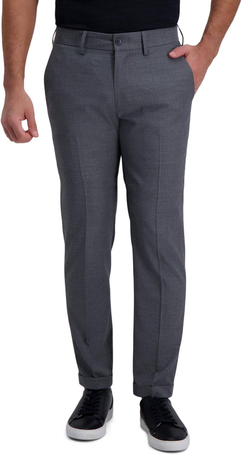 Kenneth Cole REACTION Men's Shadow Check Stretch Slim Fit Dress Pant Kenneth Cole REACTION Men's Shadow Check Stretch Slim Fit Dress Pant