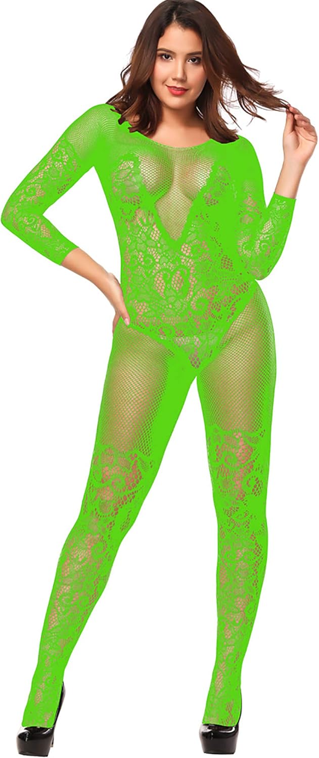 1 Piece of Ladies Fishnet Bodysuit Teddy Underwear Comfortable Babydoll Pajamas Fishnet Bodysuit for Women 1 Piece of Ladies Fishnet Bodysuit Teddy Underwear Comfortable Babydoll Pajamas Fishnet Bodysuit for Women