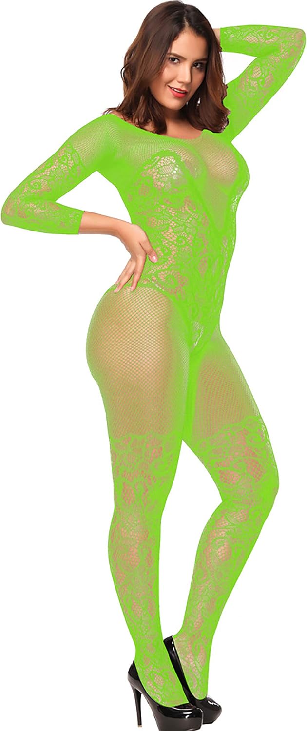 1 Piece of Ladies Fishnet Bodysuit Teddy Underwear Comfortable Babydoll Pajamas Fishnet Bodysuit for Women 1 Piece of Ladies Fishnet Bodysuit Teddy Underwear Comfortable Babydoll Pajamas Fishnet Bodysuit for Women