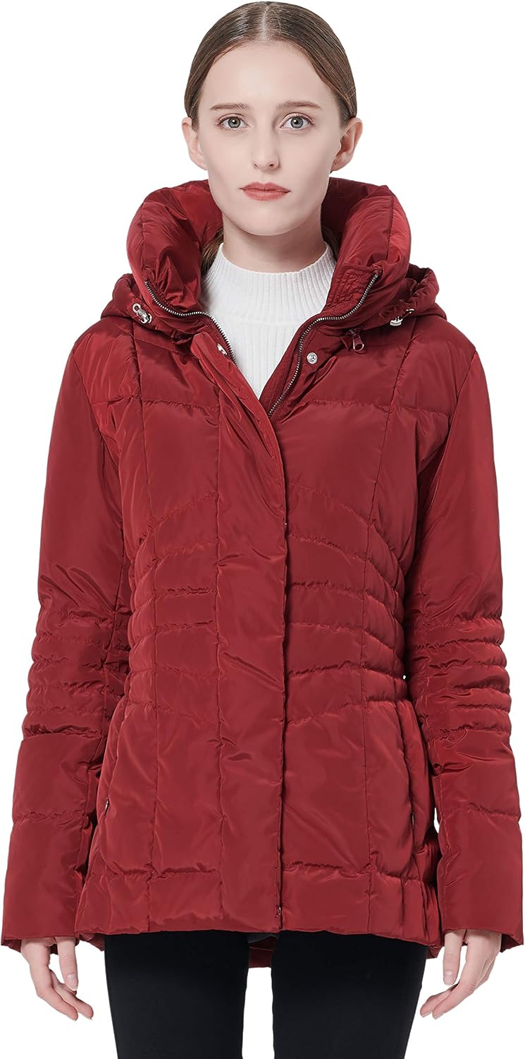 Orolay Women's Warm Winter Down Coat Hooded Puffer Jacket Orolay Women's Warm Winter Down Coat Hooded Puffer Jacket