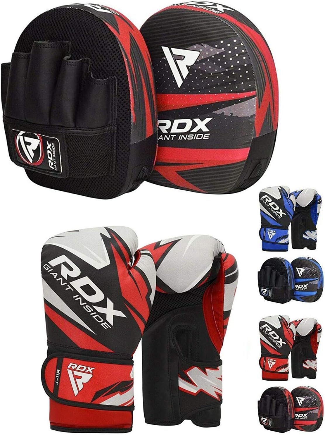 Youth Hook and Jab Target Focus Mitts with Punching Gloves Junior Hand Shield for MMA Muay Thai Martial Arts RDX Kids Boxing Pads and Gloves Set Boxercise Karate and Kickboxing Training Youth Hook and Jab Target Focus Mitts with Punching Gloves Junior Hand Shield for MMA Muay Thai Martial Arts RDX Kids Boxing Pads and Gloves Set Boxercise Karate and Kickboxing Training