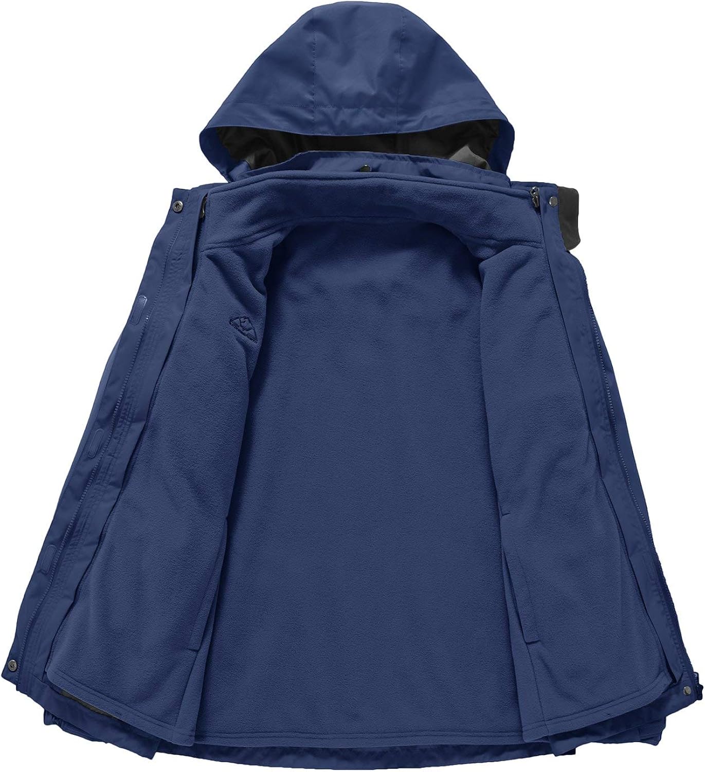 Rdruko Women's Outdoor 3-in-1 Waterproof Ski Jacket Fleece Inner Winter Coat Hooded Rdruko Women's Outdoor 3-in-1 Waterproof Ski Jacket Fleece Inner Winter Coat Hooded