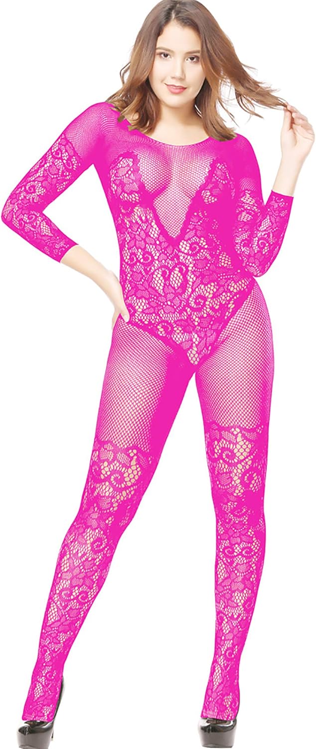 1 Piece of Ladies Fishnet Bodysuit Teddy Underwear Comfortable Babydoll Pajamas Fishnet Bodysuit for Women 1 Piece of Ladies Fishnet Bodysuit Teddy Underwear Comfortable Babydoll Pajamas Fishnet Bodysuit for Women