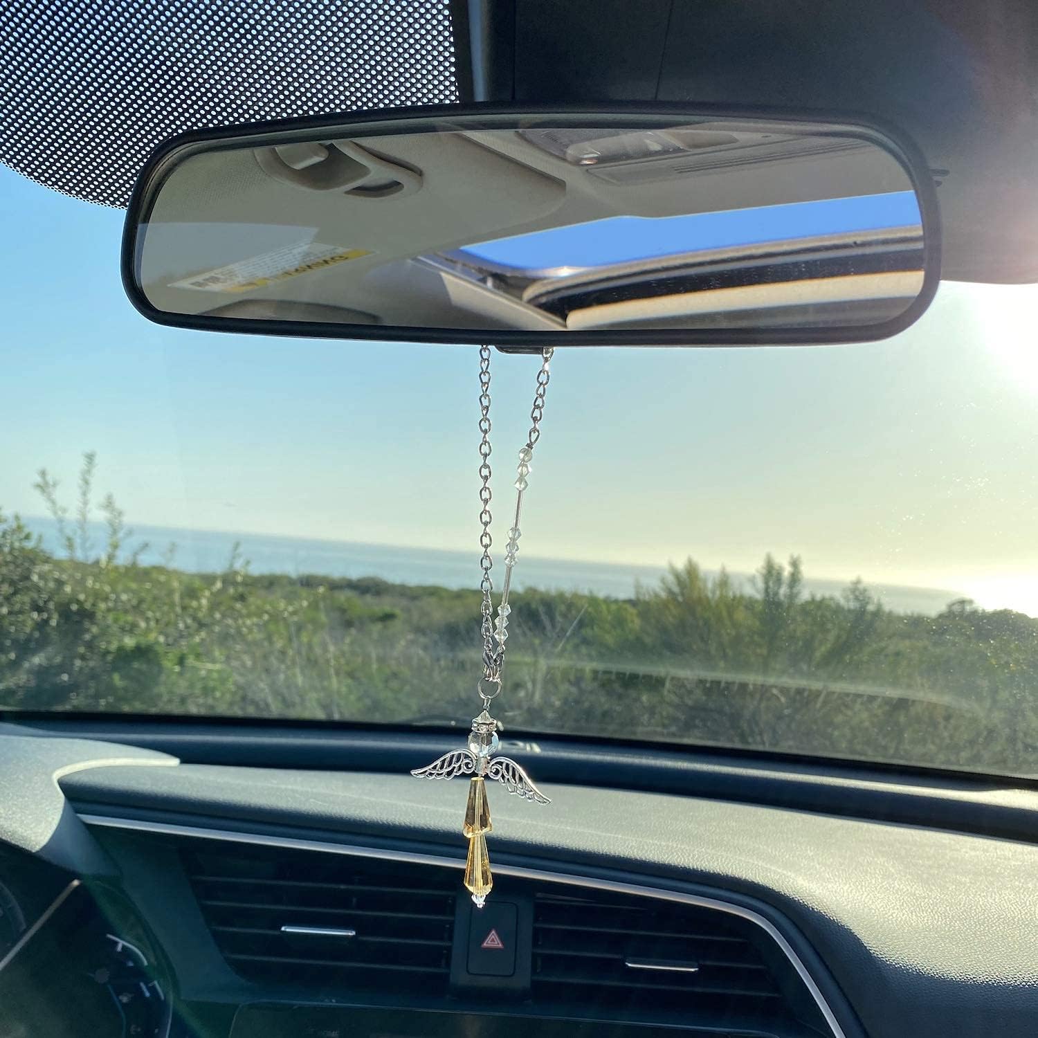 Crystal Angel Charm for Protection Guardian Angel Car Charms Happiness Crystal Car Hanging Ornament Ideal Guardian Angel Gifts-April Diamond Guardian Angel Car & Windows Faith and Love Crystal Angel Charm for Protection Guardian Angel Car Charms Happiness Crystal Car Hanging Ornament Ideal Guardian Angel Gifts-April Diamond Guardian Angel Car & Windows Faith and Love
