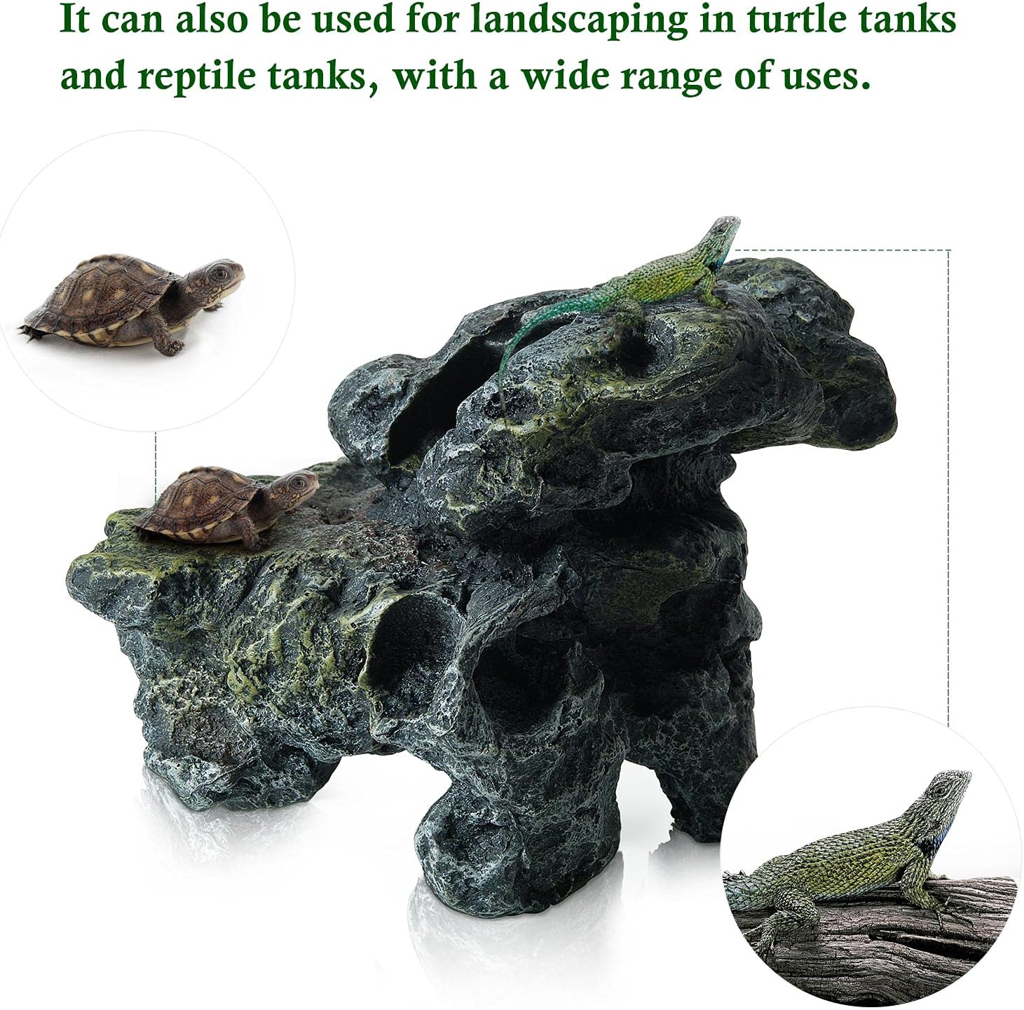HITOP Resin Aquarium Ornament Mini Skull/Landscape-Stone/Mechanical-Tank Fish Tank Decoration for Fish or Reptile,Aquarium Bubbler Decoration HITOP Resin Aquarium Ornament Mini Skull/Landscape-Stone/Mechanical-Tank Fish Tank Decoration for Fish or Reptile,Aquarium Bubbler Decoration