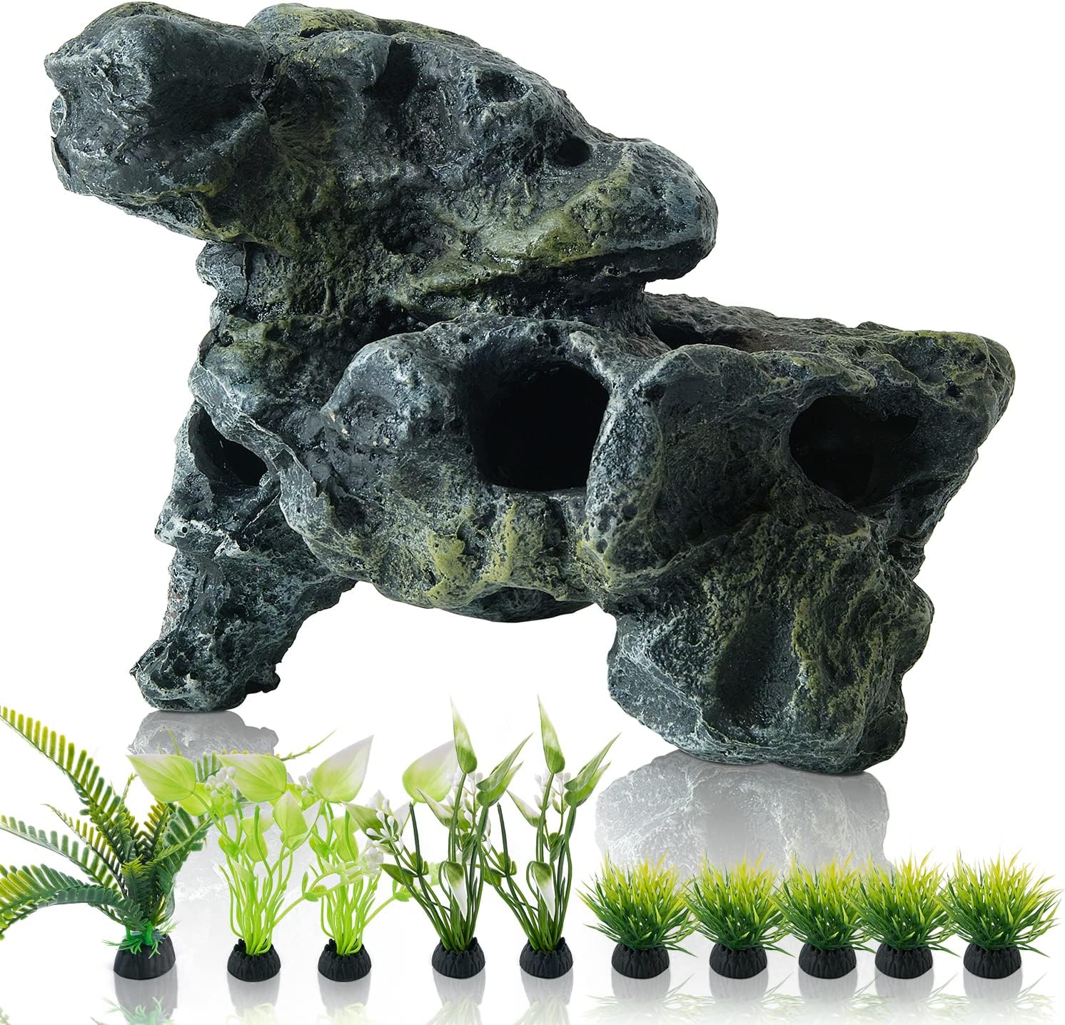 HITOP Resin Aquarium Ornament Mini Skull/Landscape-Stone/Mechanical-Tank Fish Tank Decoration for Fish or Reptile,Aquarium Bubbler Decoration HITOP Resin Aquarium Ornament Mini Skull/Landscape-Stone/Mechanical-Tank Fish Tank Decoration for Fish or Reptile,Aquarium Bubbler Decoration