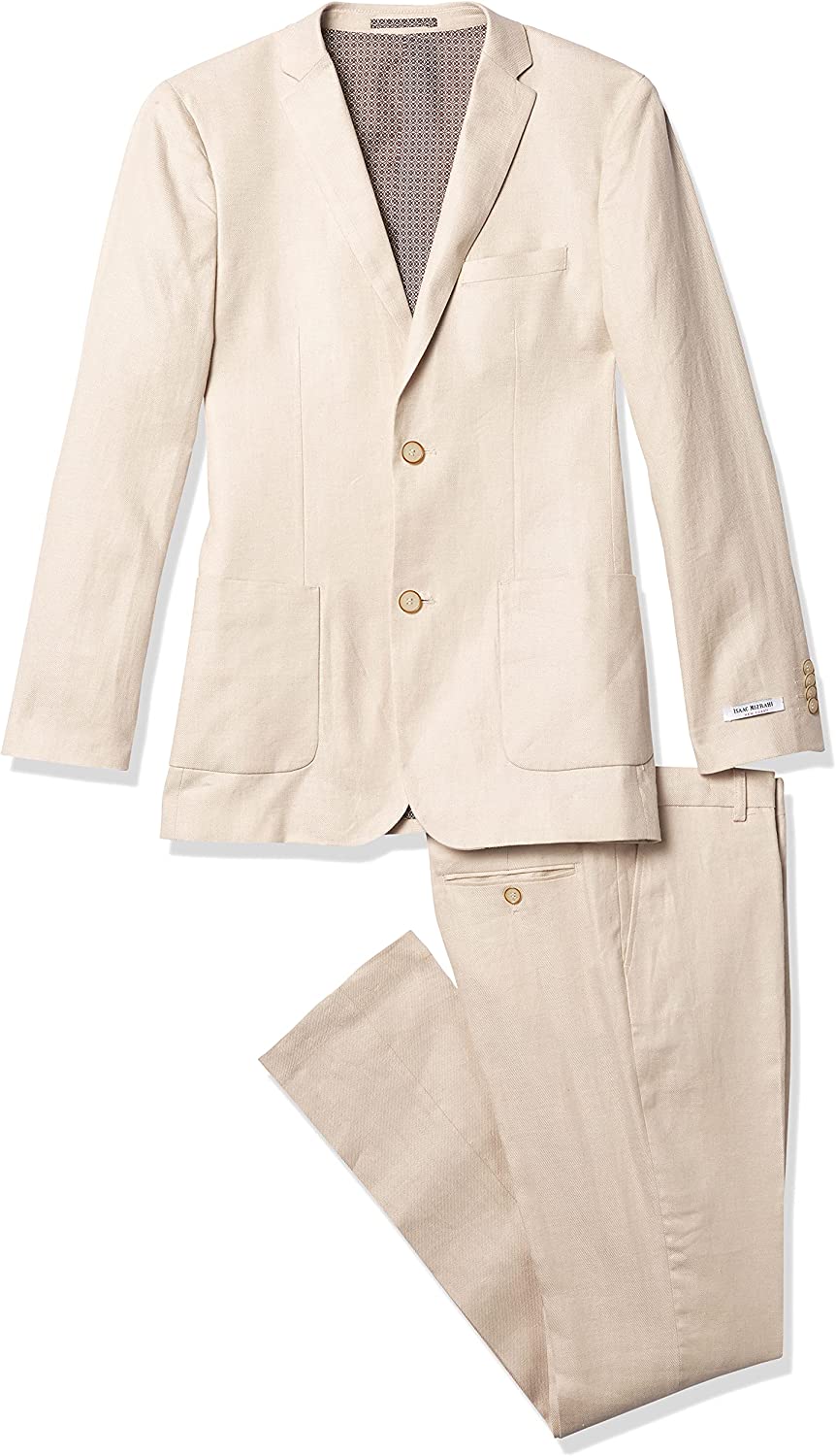 Isaac Mizrahi Slim Fit Boy's 2pc Linen Blend Suit Isaac Mizrahi Slim Fit Boy's 2pc Linen Blend Suit