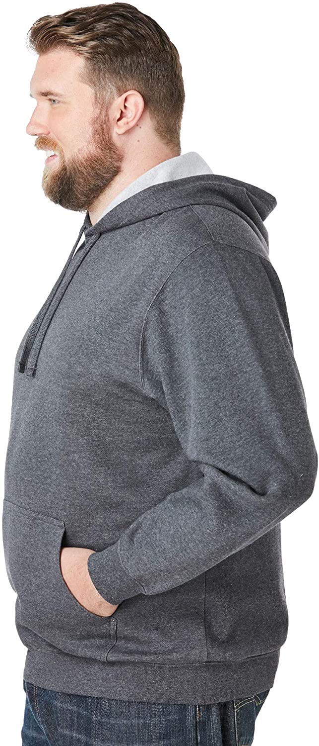 KingSize Men's Big & Tall Fleece Pullover Hoodie KingSize Men's Big & Tall Fleece Pullover Hoodie