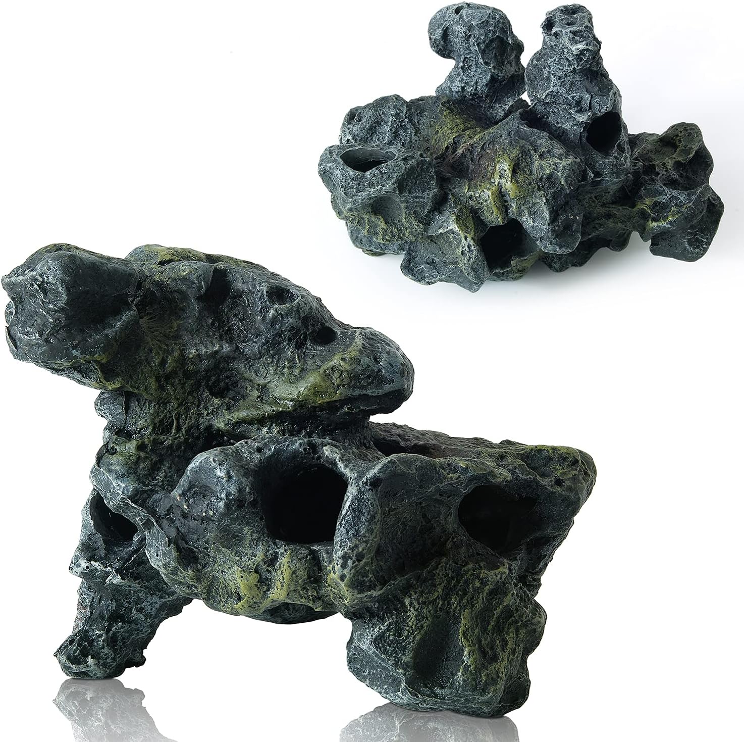 HITOP Resin Aquarium Ornament Mini Skull/Landscape-Stone/Mechanical-Tank Fish Tank Decoration for Fish or Reptile,Aquarium Bubbler Decoration HITOP Resin Aquarium Ornament Mini Skull/Landscape-Stone/Mechanical-Tank Fish Tank Decoration for Fish or Reptile,Aquarium Bubbler Decoration