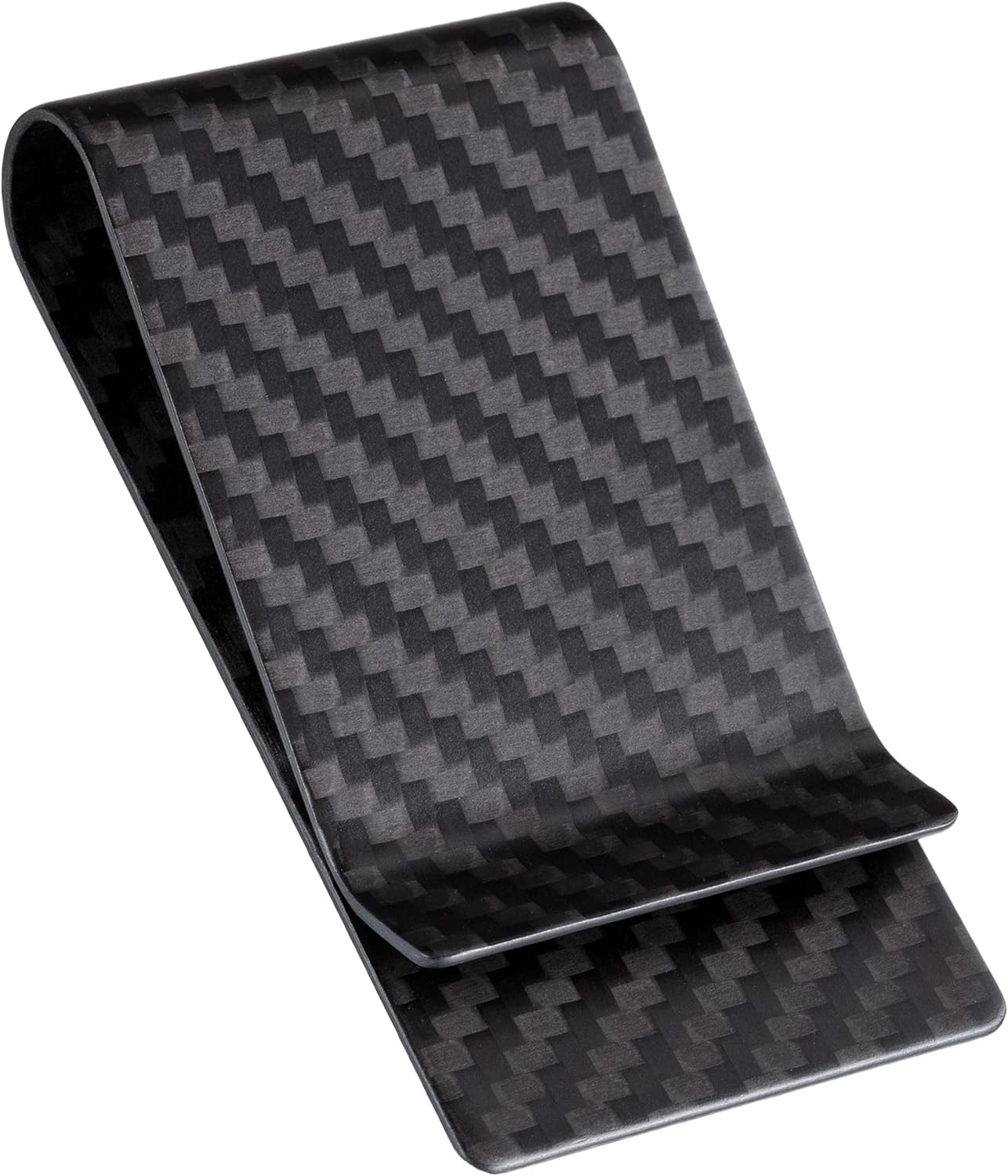 SERMAN BRANDS Carbon Fiber Money Clip Credit Card Holder Slim Business Front Pocket Clips for Men Black Glossy SERMAN BRANDS Carbon Fiber Money Clip Credit Card Holder Slim Business Front Pocket Clips for Men Black Glossy