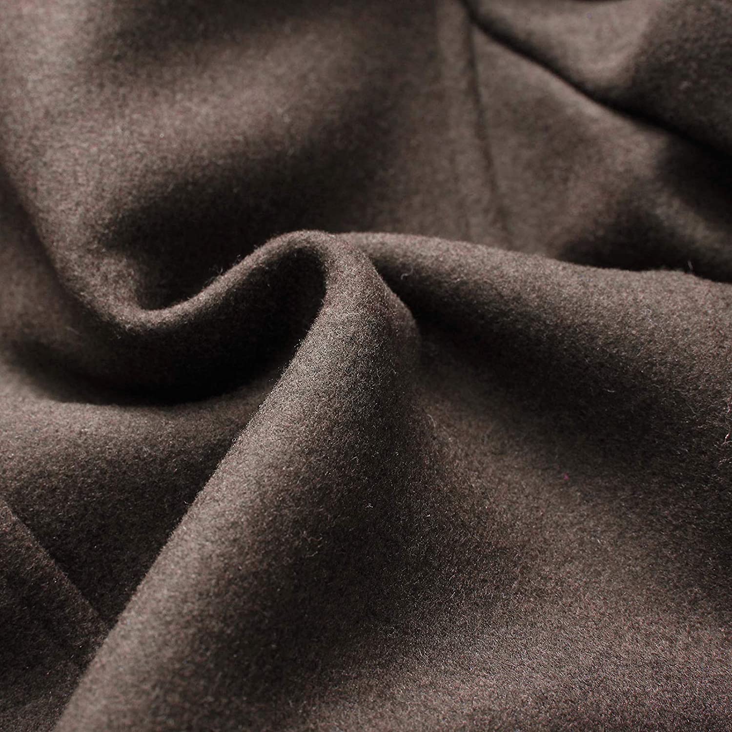 INVACHI Men's Single breasted Mid-length Winter Woolen Business Coat with Free Detachable Soft Touch Wool Scarf INVACHI Men's Single breasted Mid-length Winter Woolen Business Coat with Free Detachable Soft Touch Wool Scarf