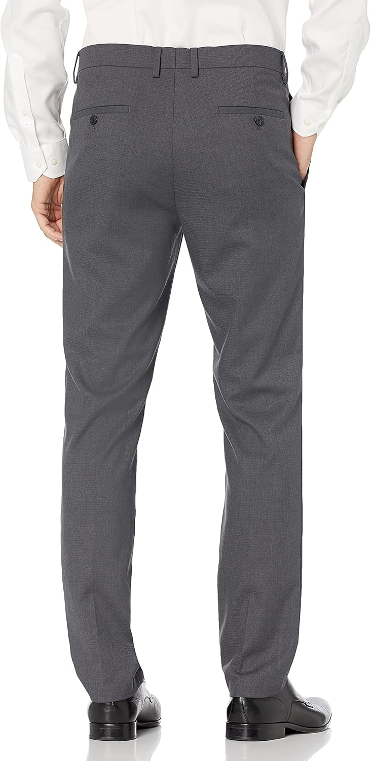 Kenneth Cole REACTION Men's Shadow Check Stretch Slim Fit Dress Pant Kenneth Cole REACTION Men's Shadow Check Stretch Slim Fit Dress Pant