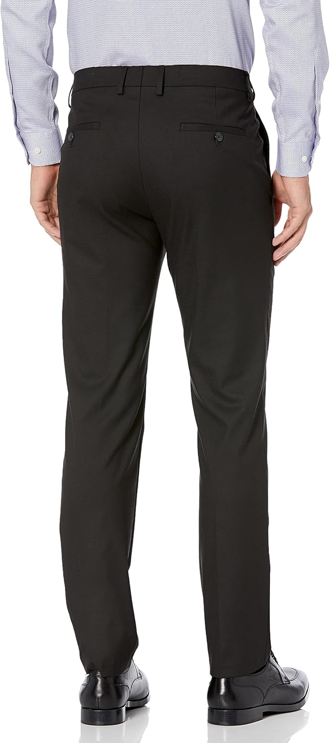 Kenneth Cole REACTION Men's Shadow Check Stretch Slim Fit Dress Pant Kenneth Cole REACTION Men's Shadow Check Stretch Slim Fit Dress Pant