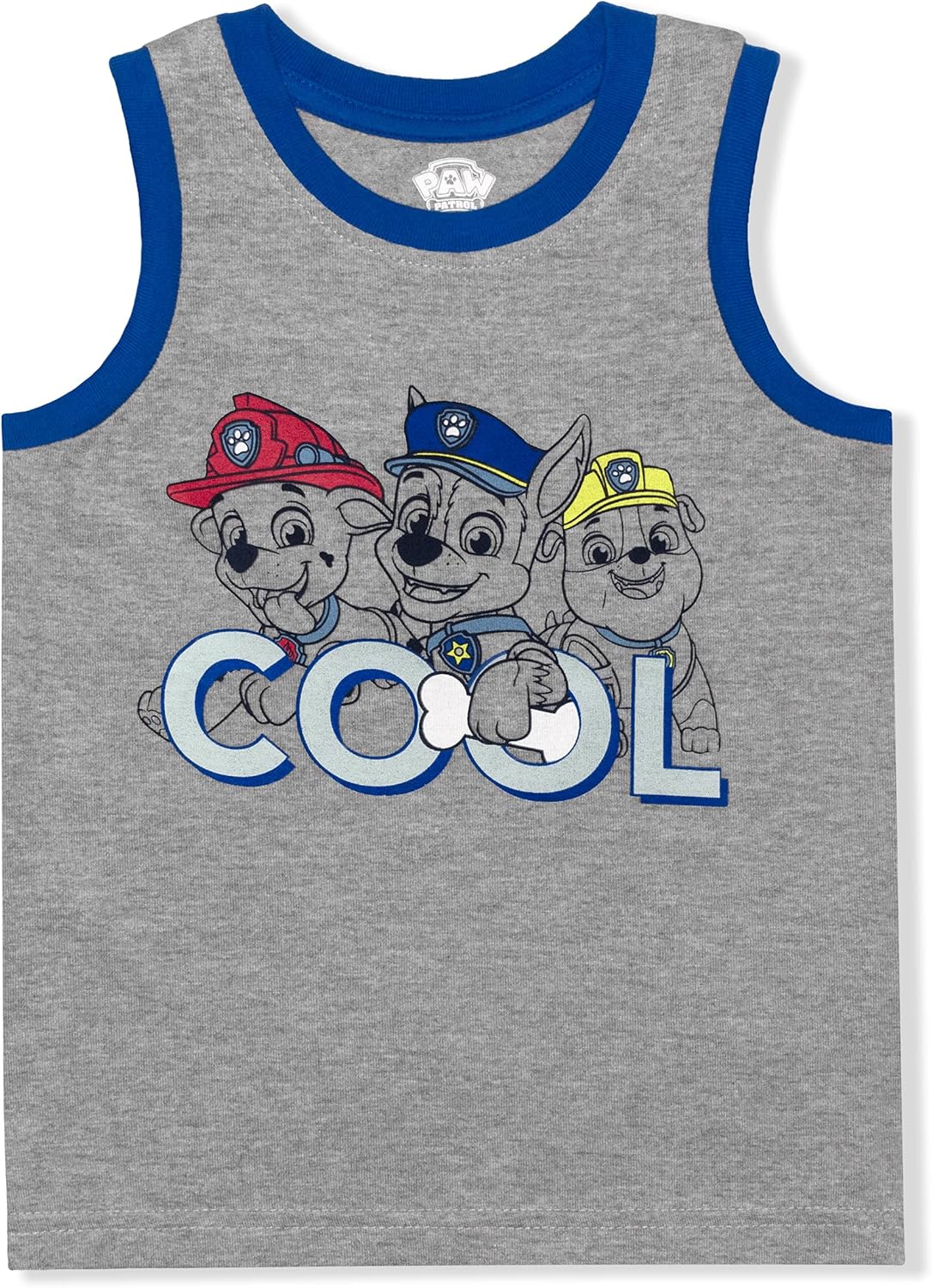 Nickelodeon Paw Patrol 2 Pack Boy's Sleeveless Tee Shirt Set Printed Undershirt for Kids Nickelodeon Paw Patrol 2 Pack Boy's Sleeveless Tee Shirt Set Printed Undershirt for Kids