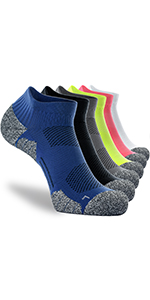 CWVLC Unisex Cushioned Compression Athletic Ankle Socks Multipack CWVLC Unisex Cushioned Compression Athletic Ankle Socks Multipack
