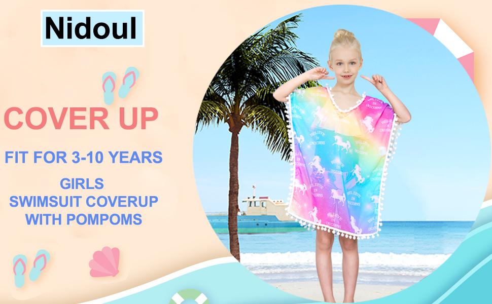 Basumee Unicorn Cover Up for Girls Chiffon Swimwear Coverups Girls Swimsuit Coverup Beach Dress One Size for 4-9 Years Basumee Unicorn Cover Up for Girls Chiffon Swimwear Coverups Girls Swimsuit Coverup Beach Dress One Size for 4-9 Years