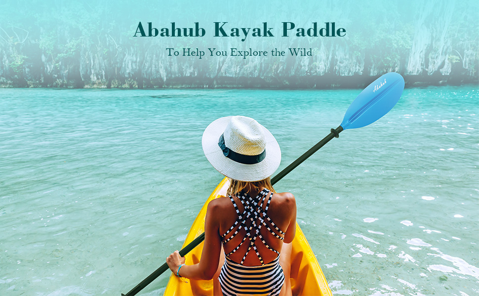 Abahub 1 x Carbon Kayak Paddles Carbon Fiber Shaft Black/Blue/Green/Orange/Yellow Plastic Blades 90.5 Inches Kayaking Oars for Boating Canoeing with Free Paddle Leash Abahub 1 x Carbon Kayak Paddles Carbon Fiber Shaft Black/Blue/Green/Orange/Yellow Plastic Blades 90.5 Inches Kayaking Oars for Boating Canoeing with Free Paddle Leash